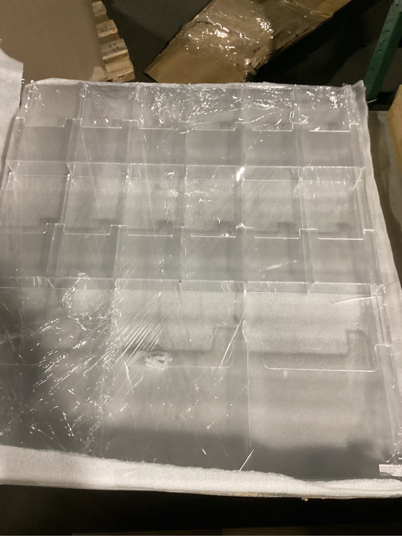 Clear acrylic display large case for a busness