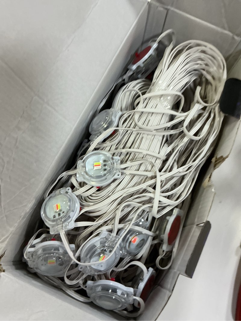 Condition photo showing New/Like New for 400FT Permanent Outdoor Lights Waterproof, Smart RGB Eaves Lights with App/Remote Control, DIY Scene Modes, LED Outdoor Lighting for Christmas Holidays Daily Party House Roof Lighting