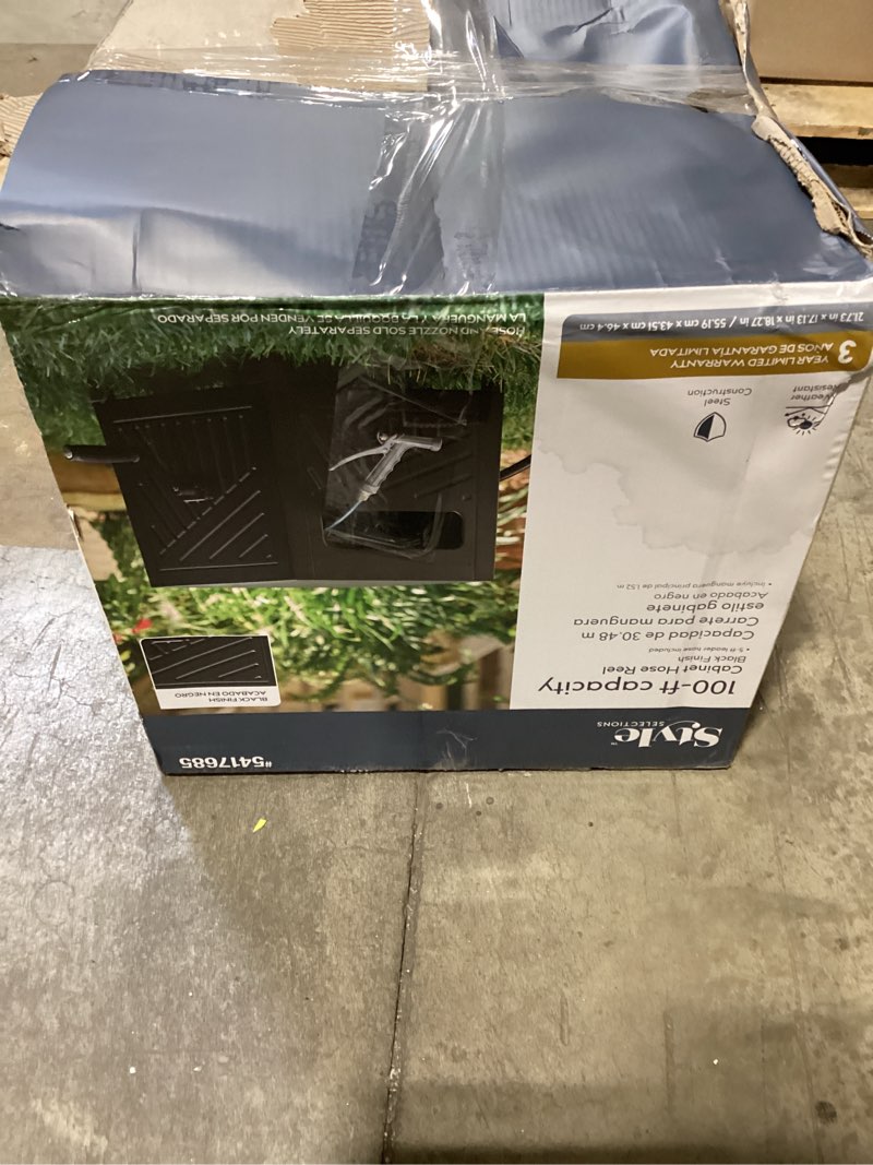 Condition photo showing As Is for style selections ss 100ft metal cab blk