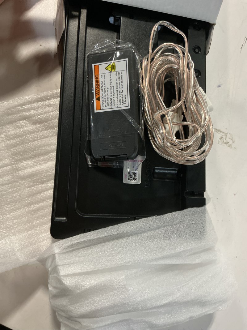 Condition photo showing Good Condition for 16.5" Large Digital Wall Clock: 11 RGB Color LED Display with Remote Control, Auto DST, Temperature & Date, Big Number Wall Clock for Seniors, Classroom, Office, Gym, Home Decor Black 16.5 inches Black