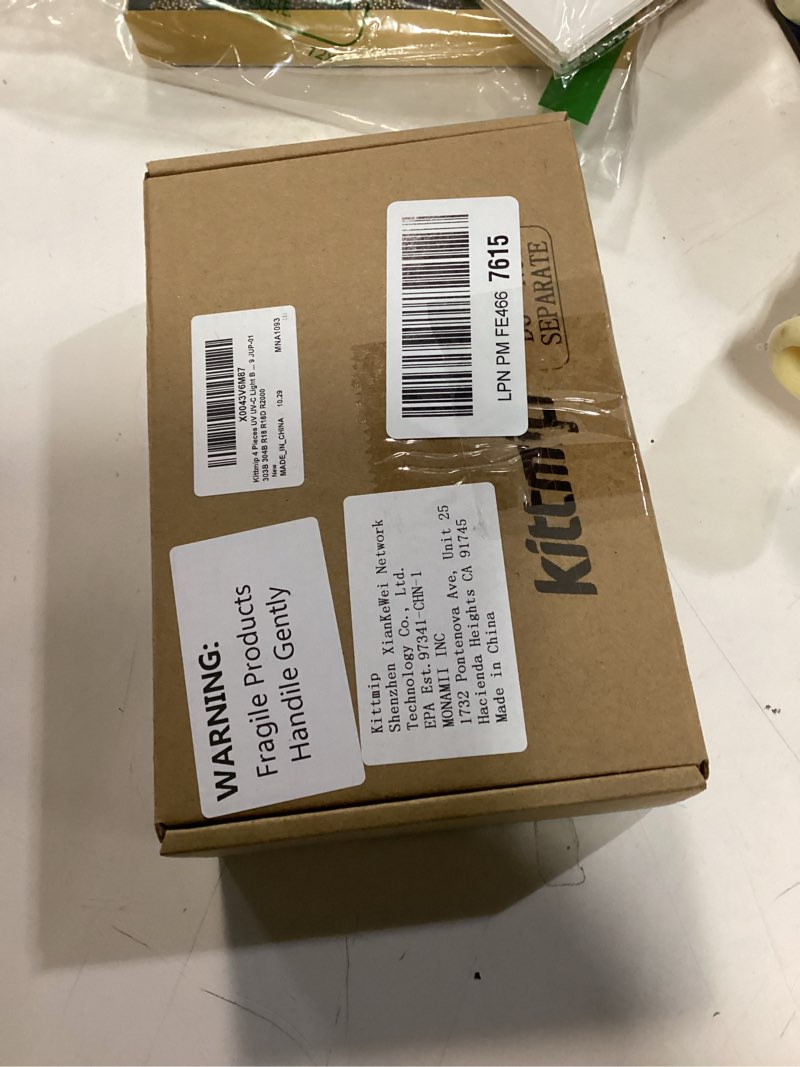 Condition photo showing New/Like New for 4 Pieces UV UV-C Light Bulbs 9W G23 Base Replacement Bulb for Outdoor Pond Clarifier Lamp Compatible with UVE9 CF400 CF500 UVCP-9 JUP-01 303B 304B R18 R18D R2000