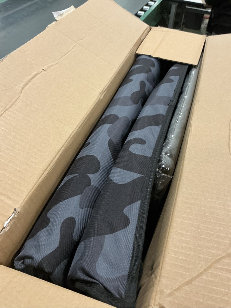 Condition photo showing Good Condition for Heated Cat House for Outside, Waterproof Awning & Escape Door Heated Cat Houses for Indoor/Outdoor Cats in Winter, Elevated & Insulated Outdoor Cat Shelter for Feral Cat(Black Camo, 25"x16"x12") Black Camo 25.2"x16.5"x12.2"