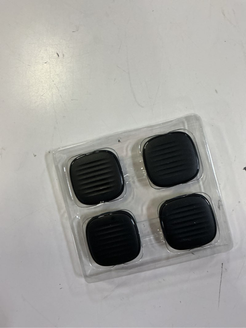 Condition photo showing New/Like New for air tracker tags-4 pack: bluetooth tracker work with apple find my (ios only), smart tag keys finder tracking tags and item locator for luggage tracker, bags, wallet, travel