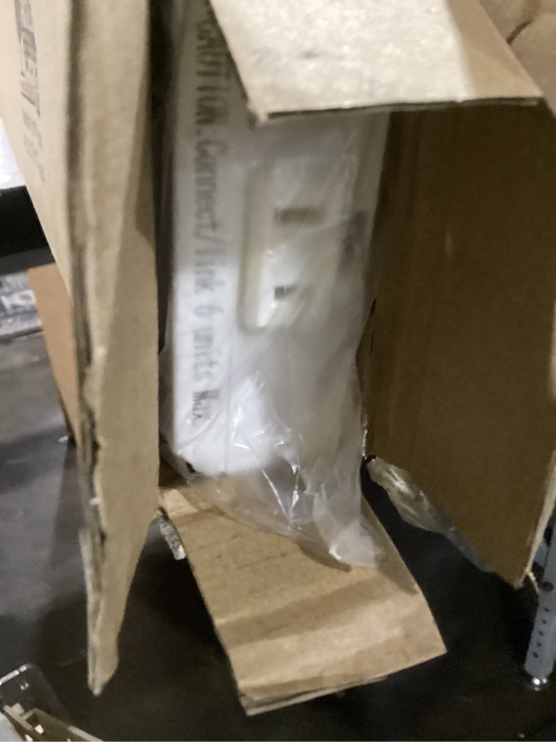 Condition photo showing As Is for quarterback 4ft led shop light 40w strip work shop light compact slim with inline switch daylight white 5000k for garage workshop basement