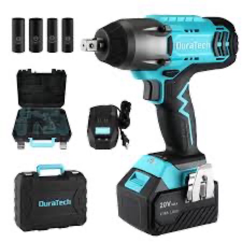 duratech 20v cordless impact wrench