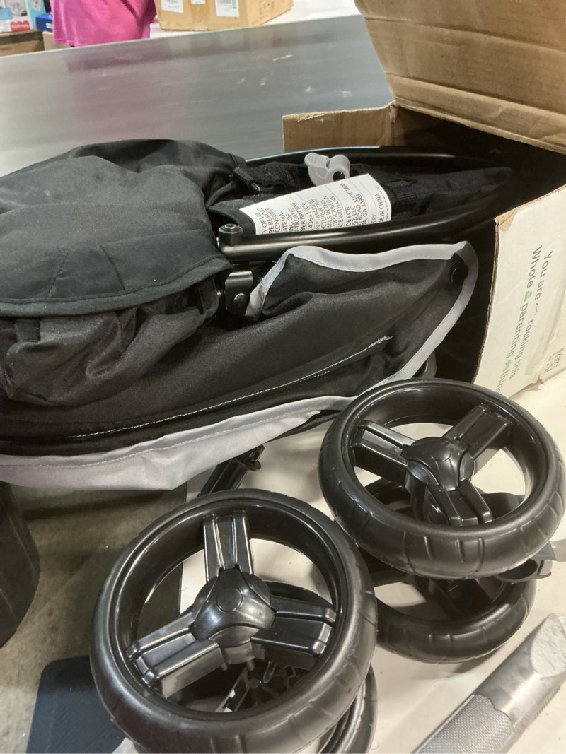 Condition photo showing Good Condition for Summer by Ingenuity 3D Mini Convenience Stroller – Lightweight Stroller with Compact Fold, Multi-Position Recline, Canopy with Pop Out Sun Visor and More – Umbrella Stroller for Travel and More, Gray