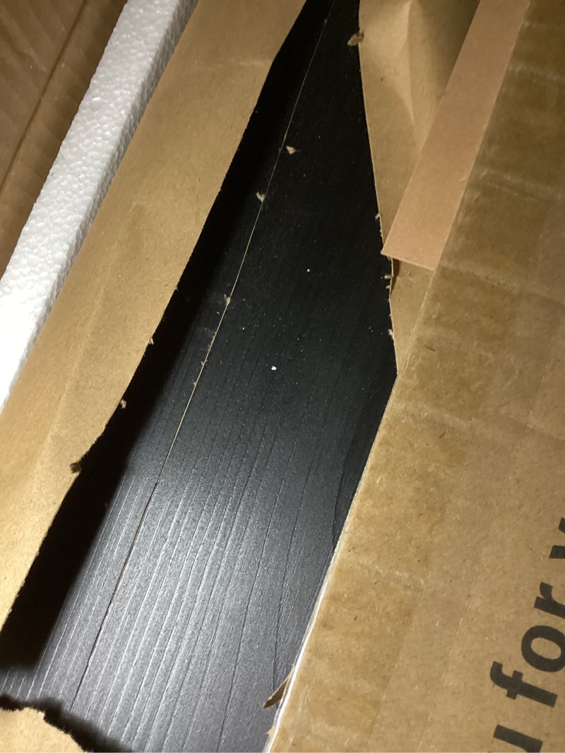 Condition photo showing Good Condition for floating shelves 3 inch thick for wall set of 2,solid pine wood wall mount shelf for kitchen living room bedroom bathroom,8" d x 36" l x 3" h-black black 8" d x 36" w x 3" h