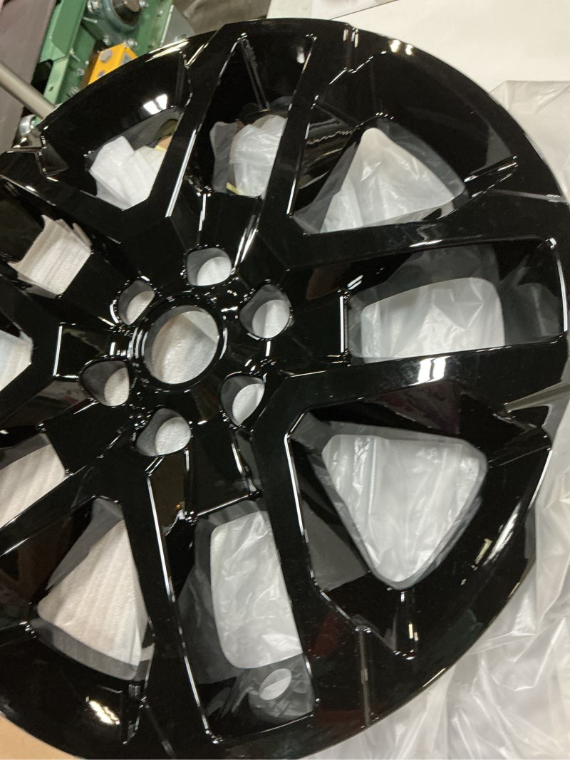 Condition photo showing Good Condition for wheel skins compatible with toyota tacoma 2024-2025; glossy black wheel covers; set of 4 packs?17-inch