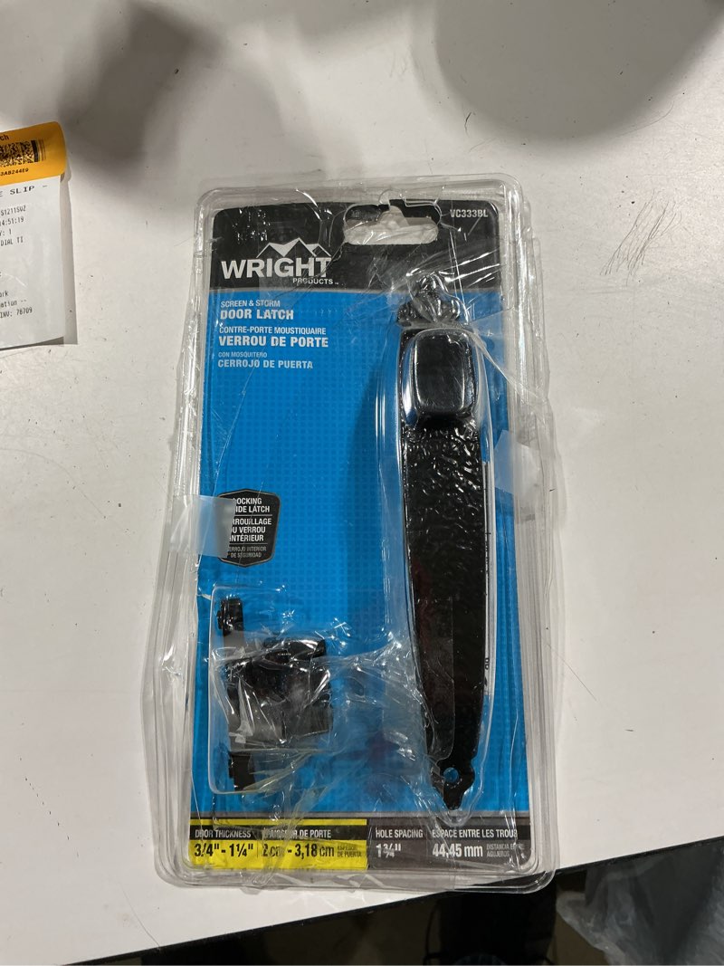 Condition photo showing Good Condition for wright products hammered black lockable screen/storm door replacement handleset