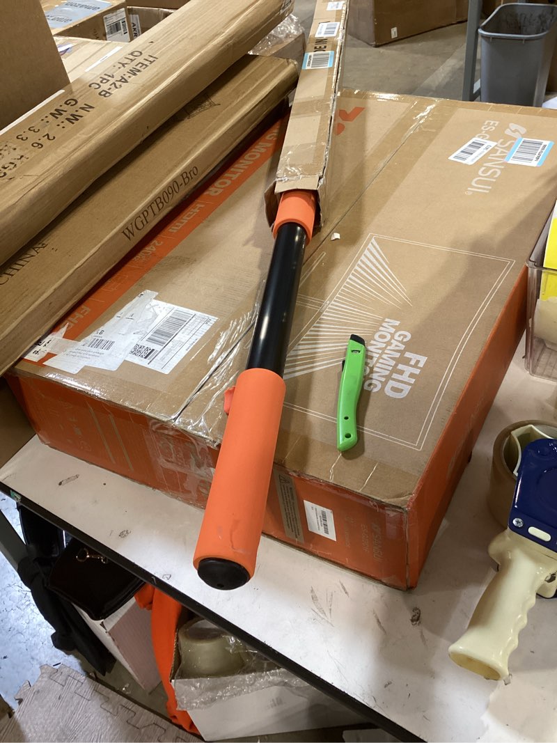 Condition photo showing As Is for agiiman 18ft reach telescoping pole - 3 to 12ft extension pole, portable aluminum telescoping rod with easy flip lock, paint roller extension poles, window cleaning 3ft-12ft