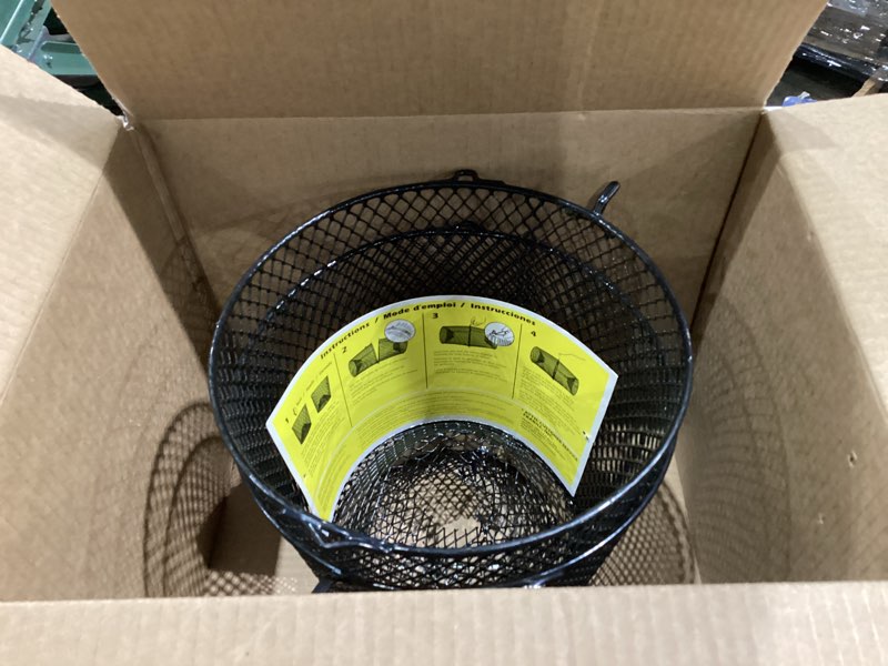 Condition photo showing Good Condition for Frabill Torpedo Crawfish Trap | Heavy-Duty Steel Mesh Trap 10" Dlx Black Torpedo Trap