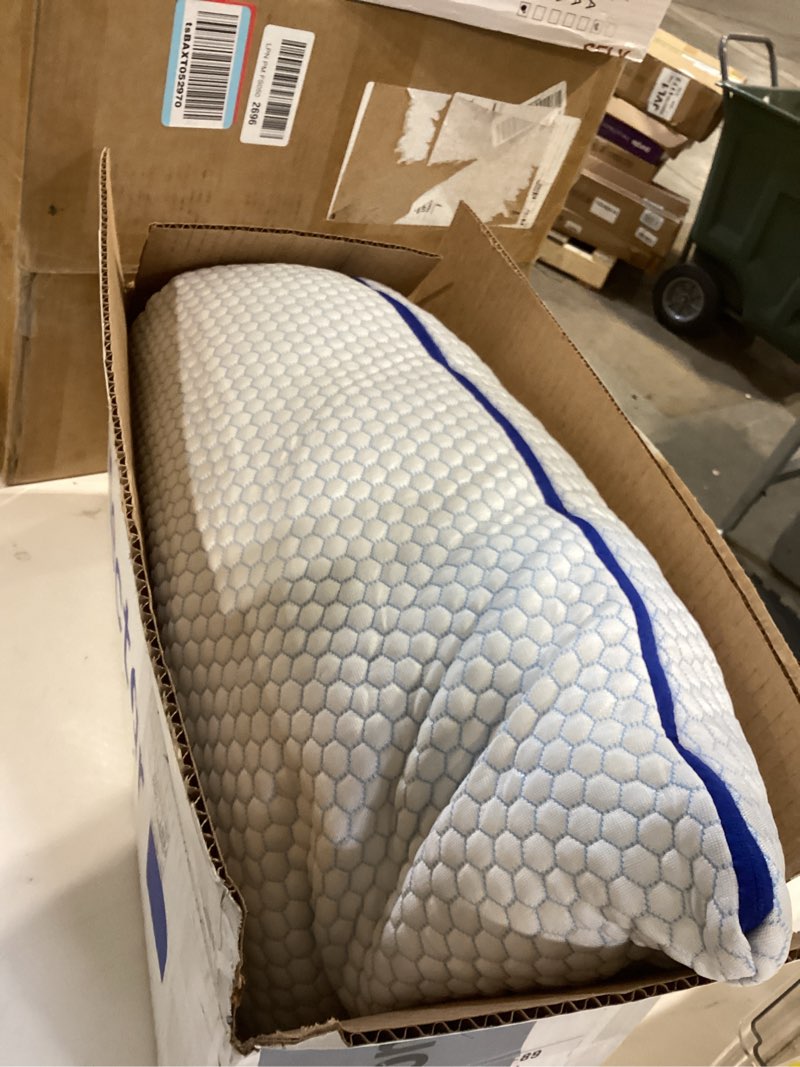 Condition photo showing Good Condition for nectar tri-comfort cooling pillow - adjustable firmness & support - cooling cover - pressure relief - helps reduce neck pain - premium memory foam & microfiber down alternative standard