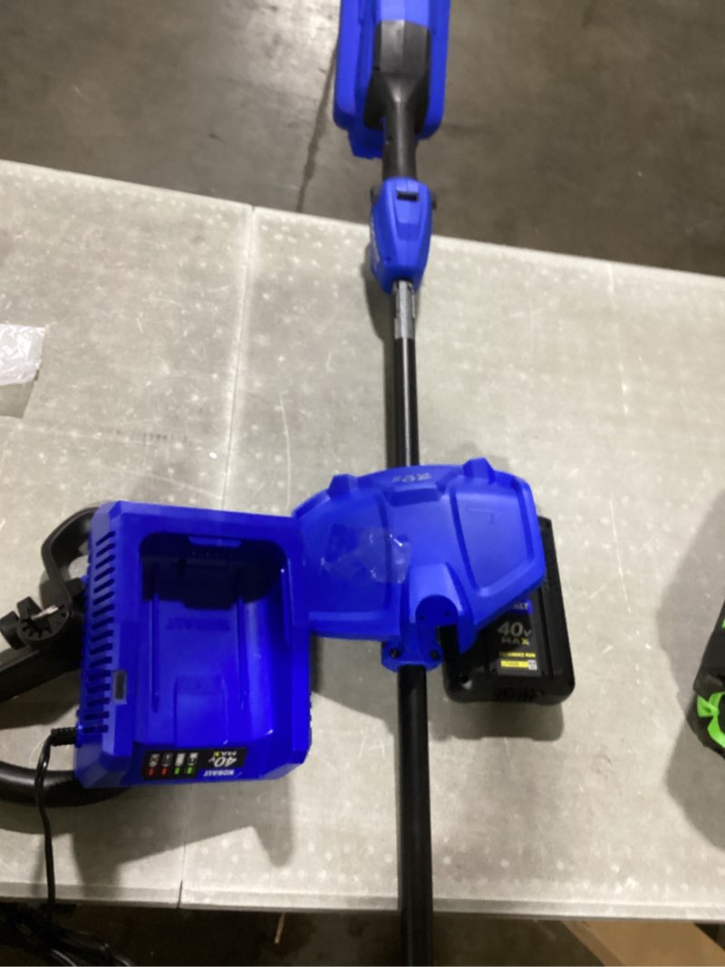 Condition photo showing Good Condition for kobalt gen4 40-volt 15-in straight shaft battery string trimmer 4 ah (battery and charger included)