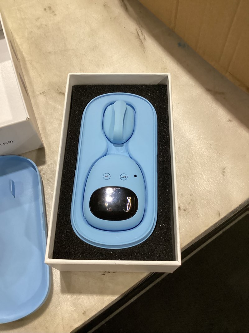 Condition photo showing Good Condition for wireless bedwetting alarm for boys and girls, usb rechargeable, 3 working modes, pee alarm for children,blue