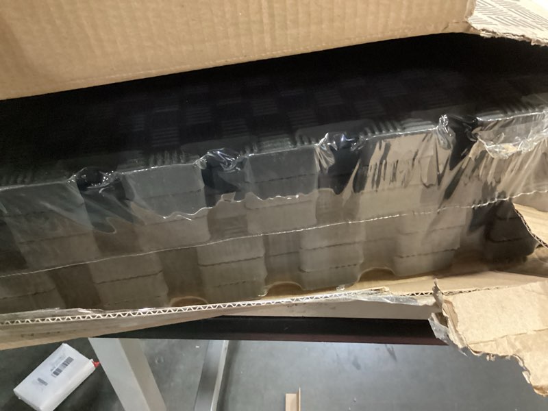 Condition photo showing Good Condition for ProsourceFit Exercise Puzzle Mat 1-in, Checkered EVA Foam Floor Tiles w/Non-Slip Texture, Gym Mat w/Interlocking Foam Tiles for Adjustable Surface, Shock Absorbing, Waterproof Gym Flooring, Black Black - 1 Inch - 6 Tiles - 24 Sq Ft 24"L x 24"W x 1"Th