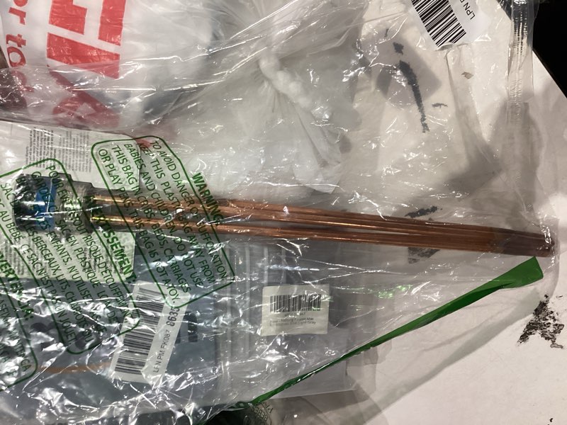 Condition photo showing As Is for Rheem SP10552ML Resistored LWD with Screw-In 240-volt/4500-watt Element