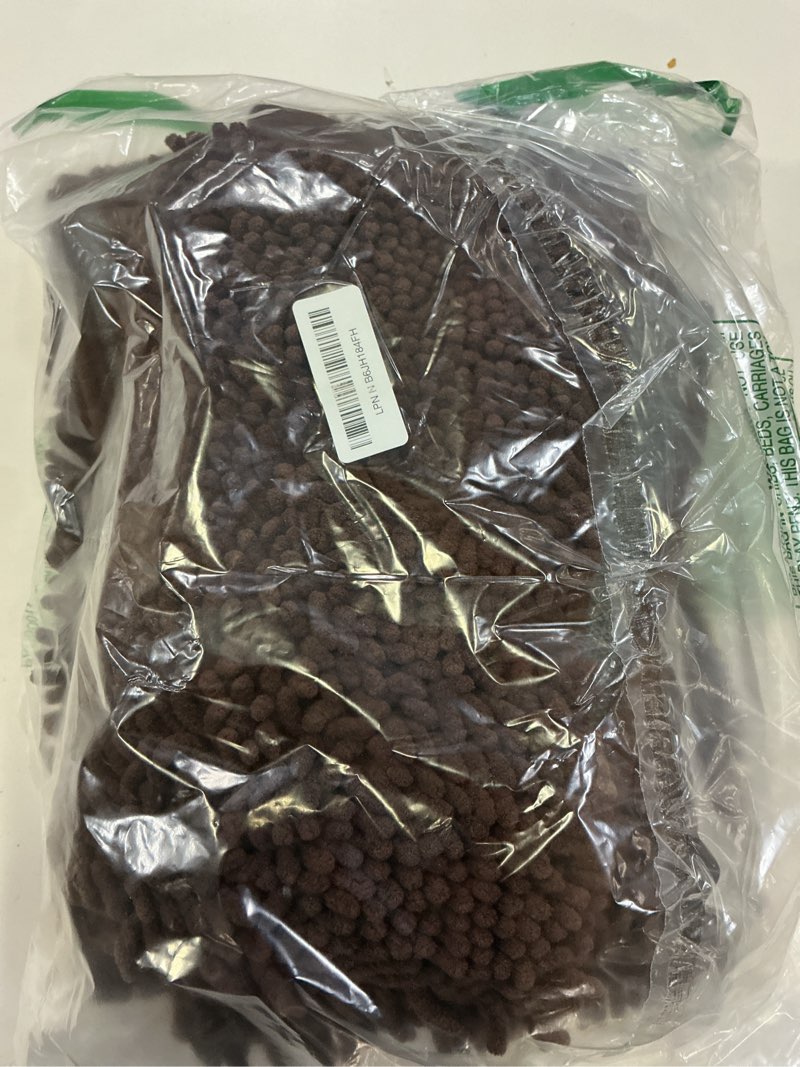 Condition photo showing Good Condition for Smiry Bathroom Rugs Sets 2 Piece, Soft Absorbent Chenille Machine Washable Non Slip Shaggy Bath Rug Set for Tub, Shower, and Floor (30x20+24x16, Brown) Brown Rectangular 30"x20"+24"x16"