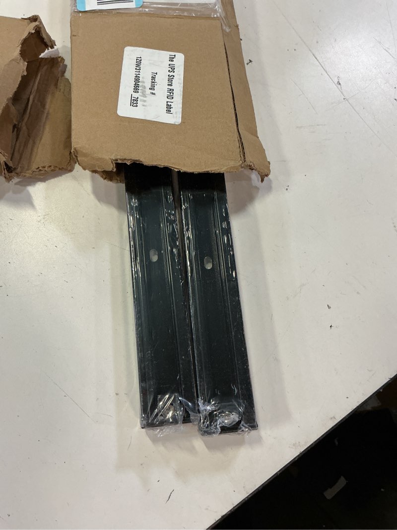 Condition photo showing Good Condition for vanoopee 6.6ft h track lighting rails black, h type track lighting kit with floating canopy connector, end caps, live end feeds, i connectors, compatible with single circuit h style track system