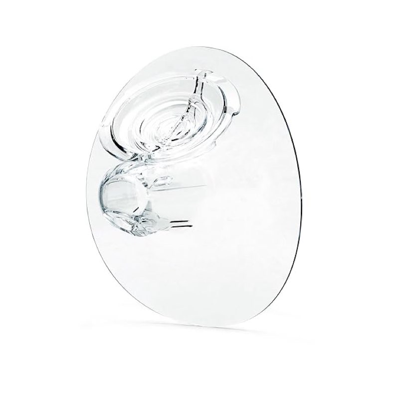 Elvie Breast Pump Breast Shield - 21mm - Nipple Flange for Pumping Breast Milk - Accessories & Breastfeeding Essentials for Electric Pumps - BPA Free, Dishwasher Safe - 2 Pack