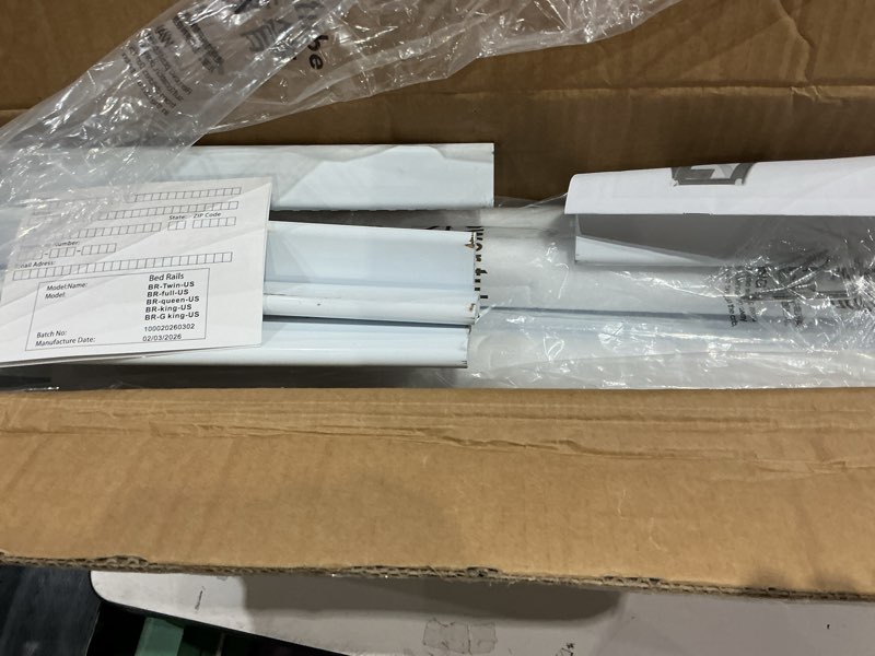 Condition photo showing Good Condition for 3-pack queen size bed rails for toddlers -height adjustable baby bed rail guard specially designed for queen size bed (78.7\"x78.7\"x60\"-white)