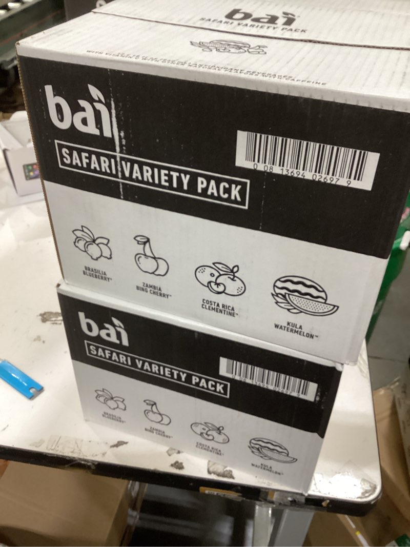 Condition photo showing New/Like New for Bai Flavors Variety Pack, Antioxidant Infused Water Beverage, with Vitamin C and No Artificial Sweeteners, 18 fl oz bottles, 12 pack Flavors Variety Pack 12 Pack
