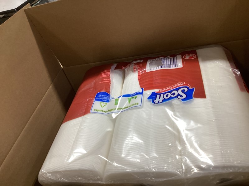 Condition photo showing Good Condition for Scott Paper Towels, Choose-A-Sheet, 6 Double Rolls = 12 Regular Rolls (108 Sheets Per Roll)