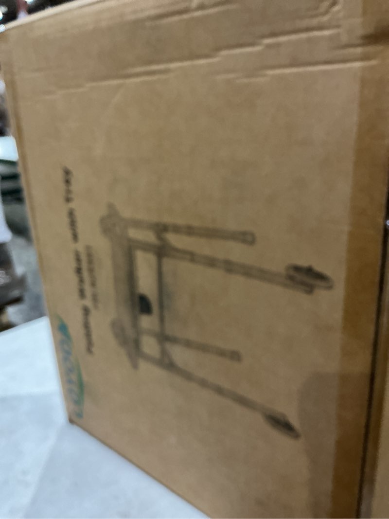 Condition photo showing New/Like New for folding walker with tray, 5" wheels lightweight walkers for seniors and adults, supports up to 350 pounds, adjustable height, compact standard walker, silver silver walker with tray