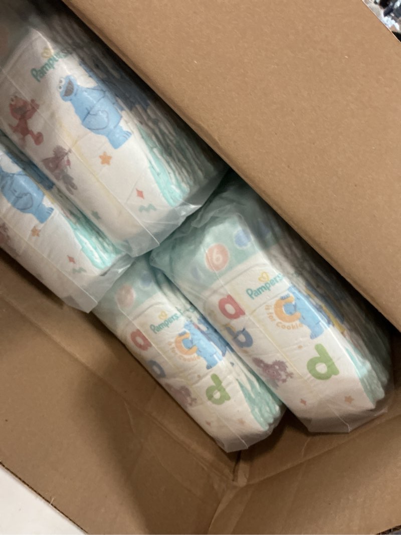 Condition photo showing Good Condition for pampers diapers - baby dry - size 6, 144 count, absorbent disposable infant diaper (packaging may vary) size 6 144