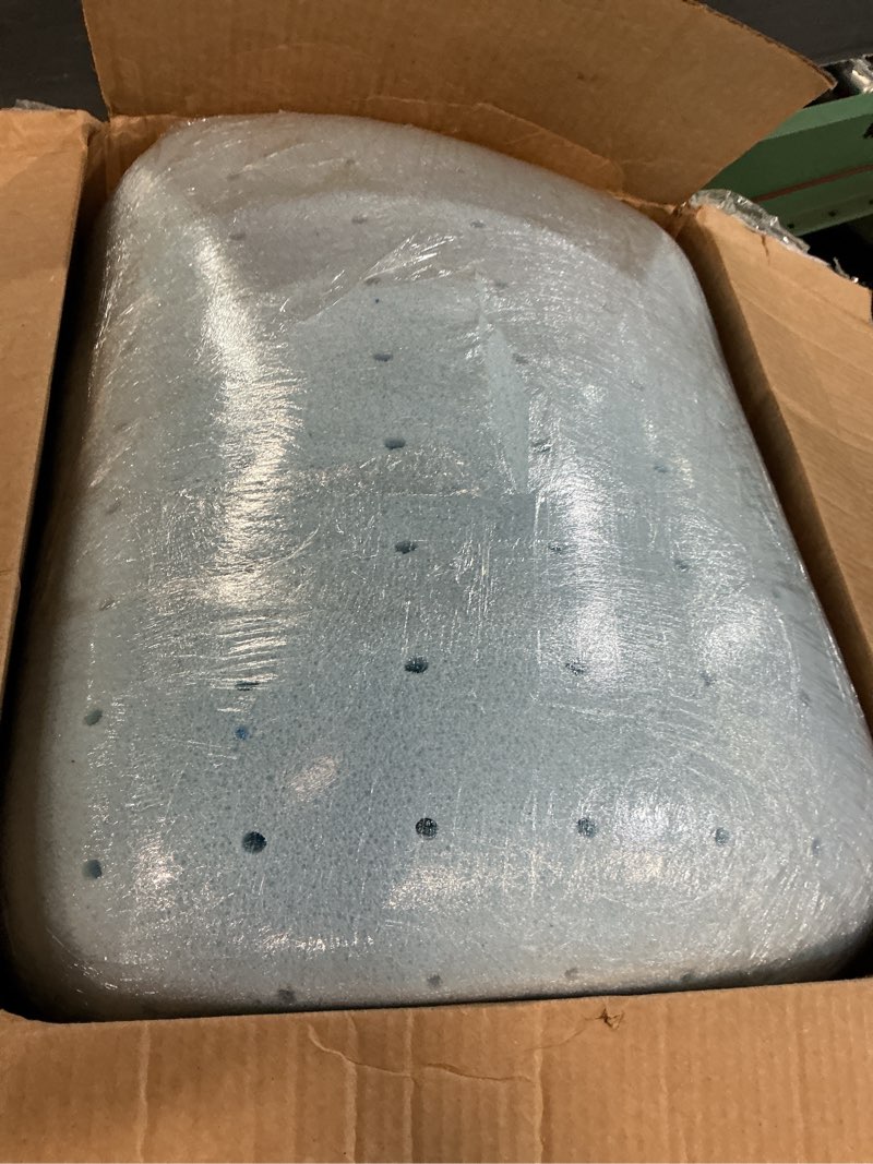 Condition photo showing As Is for ( unknown size) best price mattress 1.5 inch ventilated memory foam mattress topper, cooling gel infusion, certipur-us certified, dorm essentials
