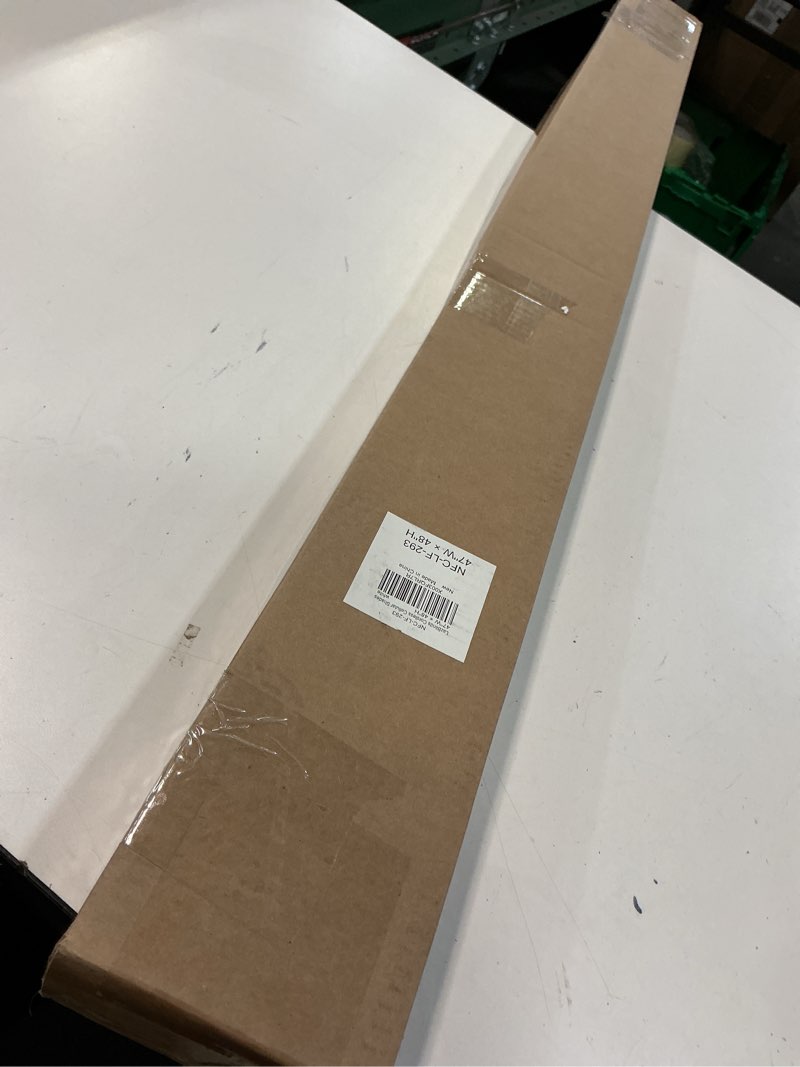 Condition photo showing New/Like New for LazBlinds Cordless Cellular Shades, No Tools No Drill Light Filtering Honeycomb Shades Pleated Blinds for Windows, 47'' W x 48'' H, White Light Filtering-white 47'' W x 48'' H