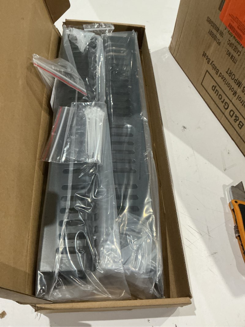 Condition photo showing Good Condition for vcelink 1u server rack cable management 24-slot, 19" carbon steel horizontal network rack cable manager for network cabinet, all metal black 2-pack 2 pack of 1u 24-slot