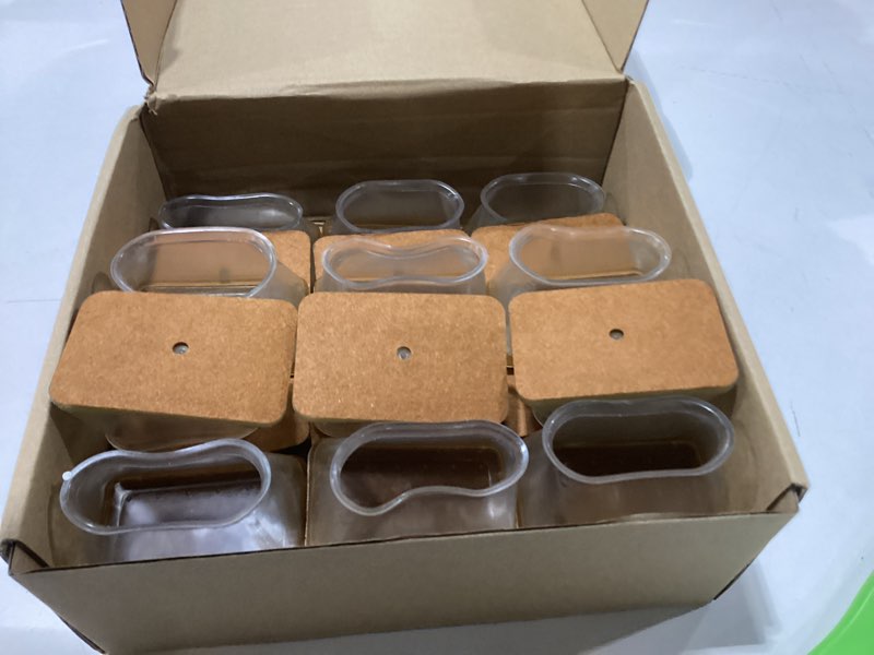 Condition photo showing New/Like New for similar to stock photo chunzexi pack rectangle chair leg floor protectors for hardwood floors, silicone felt covers pads caps, protect wood furniture feet floors noise reduce and scratch (rectangle) clear rectangle