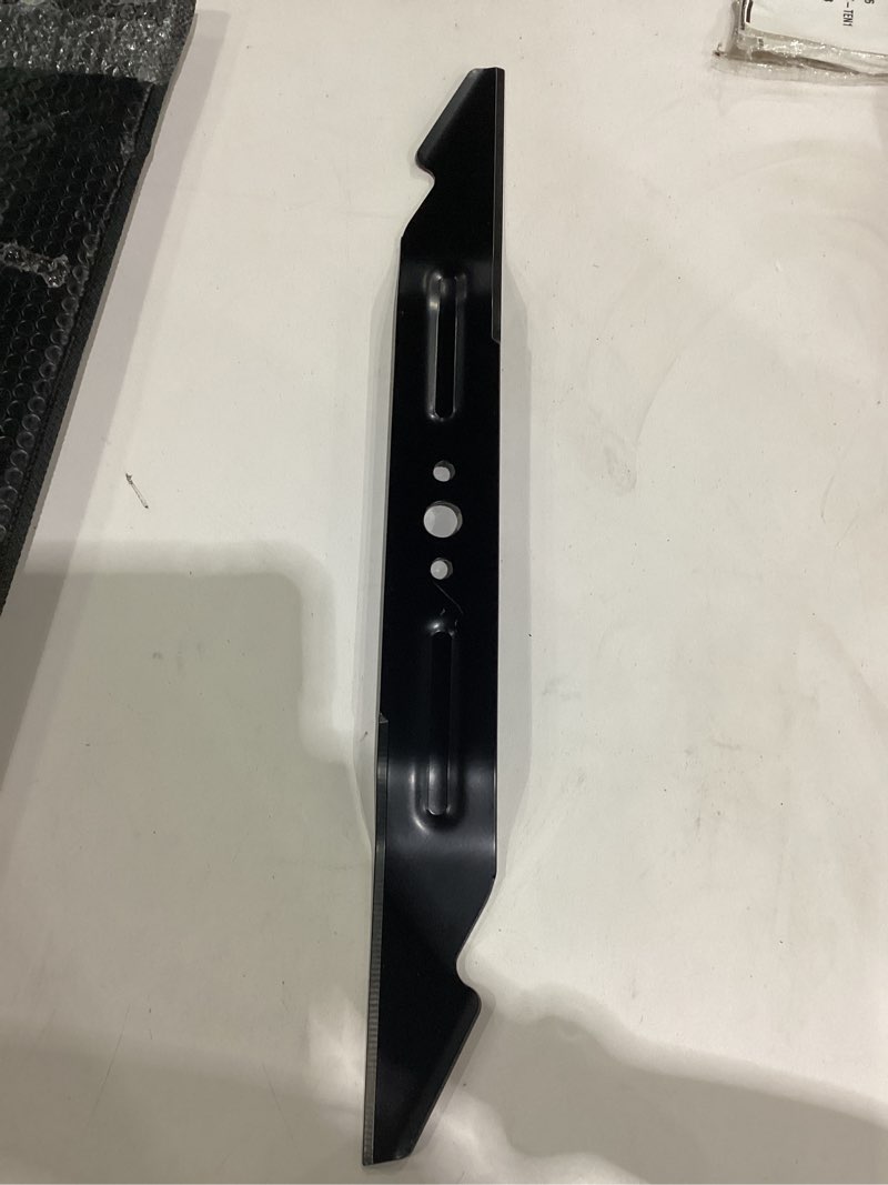 Condition photo showing Good Condition for ab2000 mower blade for 20'' deck, compatible with e go power lm2000 lm2000-s lm2020 lm2020sp, replaces ab2000,3705369000,3705369001, 3-in-1 mulching bagging side discharge steel blade