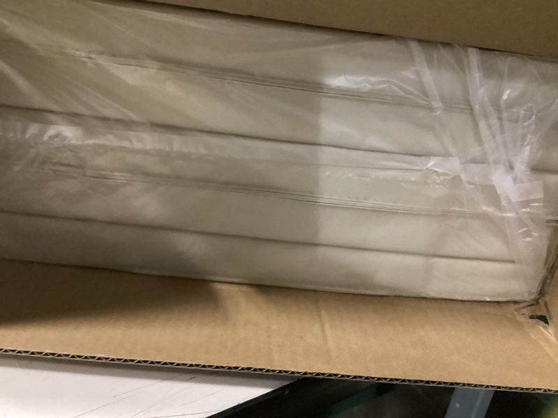 Condition photo showing Good Condition for Gymnastics Mat Folding Stretch Mats 75"x31"x1.2" Exercise Muscle Training Children Play Horizontal Bar Mat Yoga Sports Soundproof Home Use Beige/5-fold