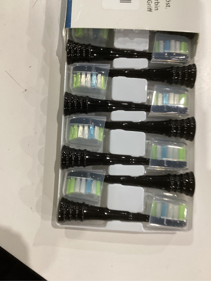Condition photo showing Good Condition for replacement brush heads compatible with philips sonicare, toothbrush heads for sonicare protectiveclean 4100 5100 5300 6100 electric toothbrush, 12 count ultimate care toothbrush heads, black 1 count (pack of 12)