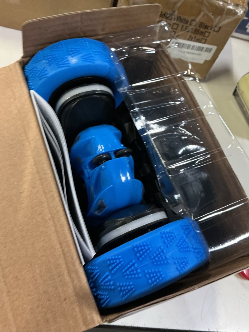 Condition photo showing New/Like New for remote control stunt car 4wd 360° flip double?sided rc cars, led light bar, usb?c modular battery, 2.4ghz outdoor beach toy for boys 6?12 years old, birthday & christmas kids gift, blue
