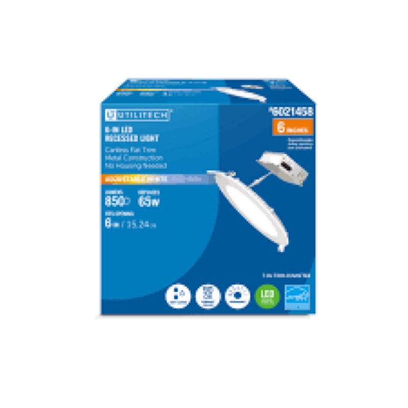 https://www.lowes.com/pd/Utilitech-Color-Choice-White-6-in-850-Lumen-Switchable-White-Round-Dimmable-LED-Canless-Recessed-Downlight/5015879559