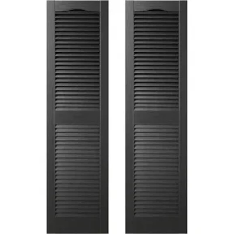 mid america open louver vinyl shutters