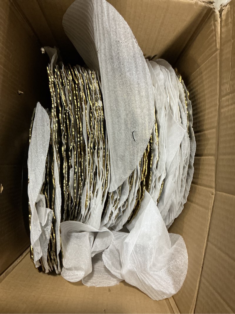 Condition photo showing Good Condition for EI 50pcs Gold Charger Plates,13 Inch Charger Plates Bulk,Round Ruffled Rim Chargers for Dinner Plate,Table Chargers for Wedding,Party 50pcs Gold Coral