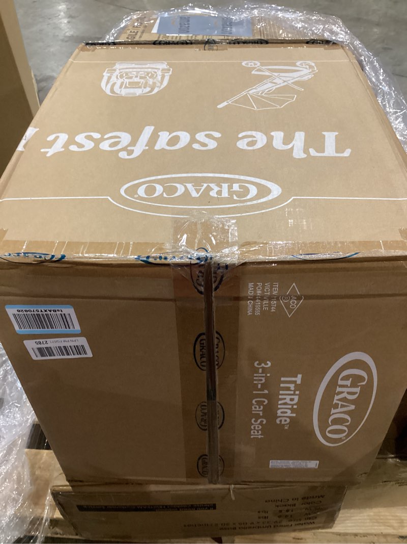 Condition photo showing Good Condition for Graco TriRide 3-in-1 Convertible Car Seat - Highback Booster, Forward & Rear Facing Modes, Suitable from Newborn to Preschooler, Perfect for Long Journeys in Redmond Color Redmond 2.0