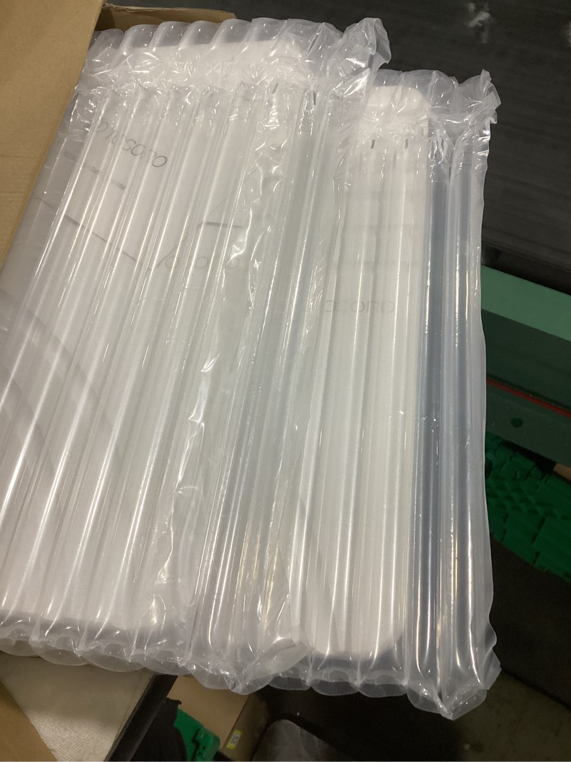 Condition photo showing New/Like New for Stone Bath Mat, Diatomaceous Earth Non-Slip Stone Shower Mat - Quick Drying Absorbent Bath Mats for Bathroom - Elegant & Modern Design, Easy to Clean (23.5 x 15) - Sandstone, 2pcs 23.6" x 15.3" (Rectangular) Flow Sandstone - 2 Pack