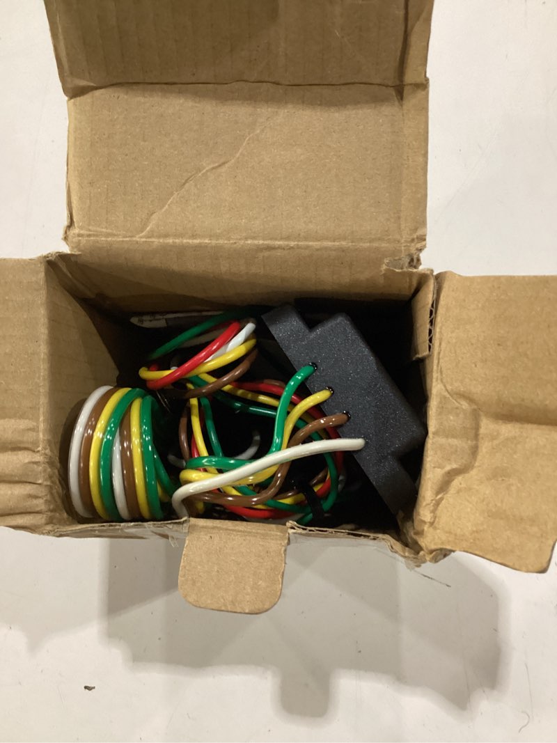Condition photo showing New/Like New for 4 pin flat trailer wiring harness fit for chevrolet chevy colorado gmc canyon 2004-2012 for isuzu i-280 i-290 i-350 i-370 2006-2008 4 way trailer connector tow hitch wiring harness kit 55510