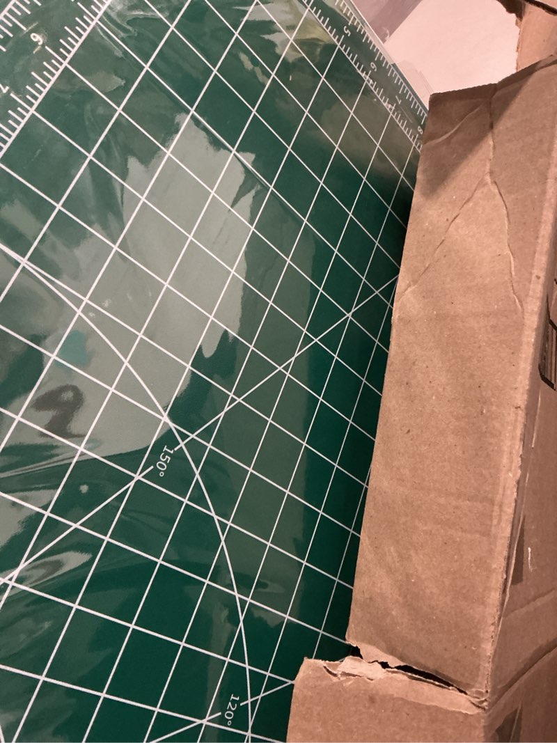 Condition photo showing New/Like New for Self Healing Cutting Mat, 36" x 24", Double-Sided Rotary Cutting Mat for Sewing, Quilting, Scrapbooking, Fabric & Craft Cutting Board (A1), Green 36"L x 24"W