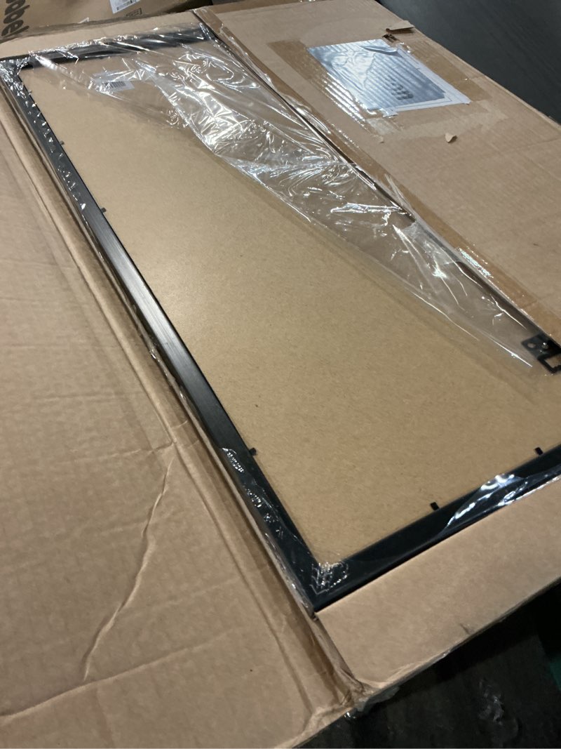 Condition photo showing New/Like New for MCS 20x27 Puzzle Frame for Finished Puzzles, Black Vertical & Horizontal Wall-Mounted Large Picture Display for Preservation (1-Pack) 20 x 27 in or smaller Black