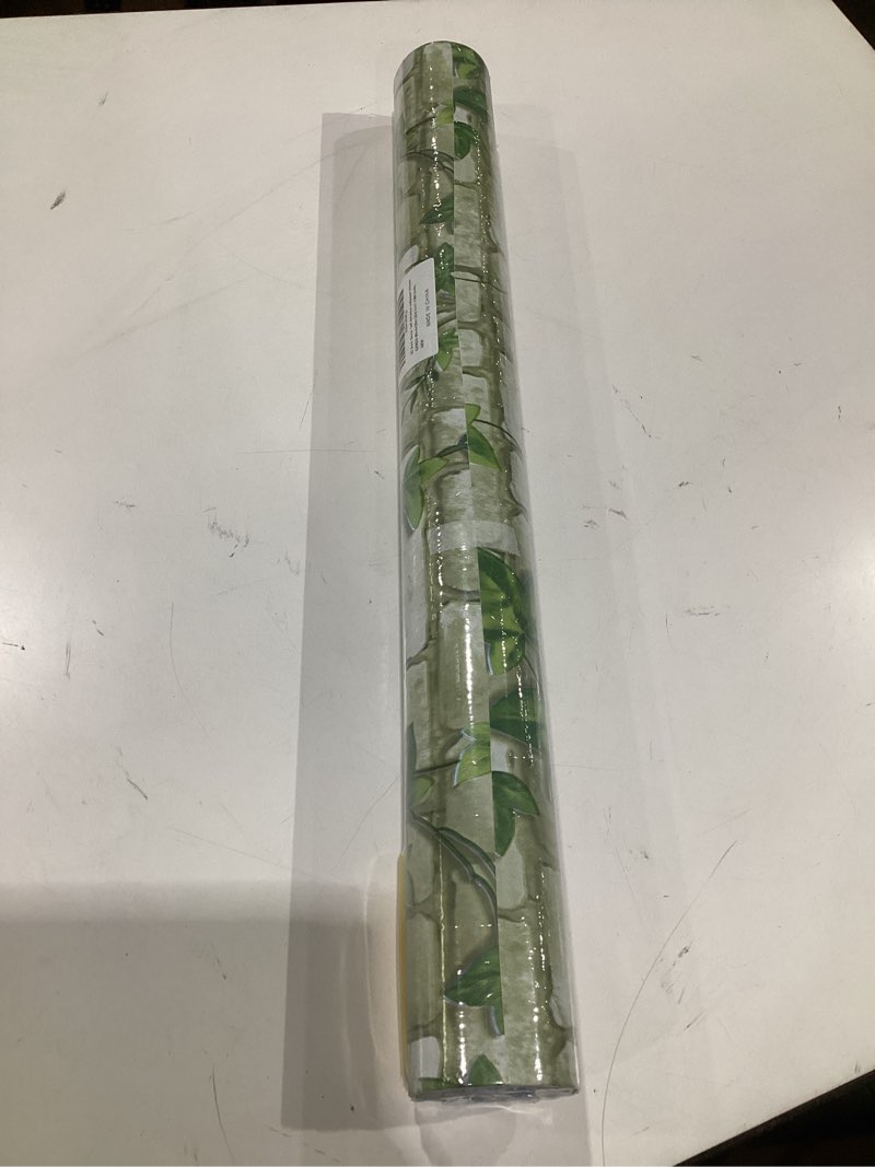 Condition photo showing New/Like New for green leaves brick wallpaper peel and stick realistic distressed textured waterproof self adhesive contact paper vintage removable vinyl wall paper faux brick look wall covering 23.6"x393" boston ivy 23.6" x 393"