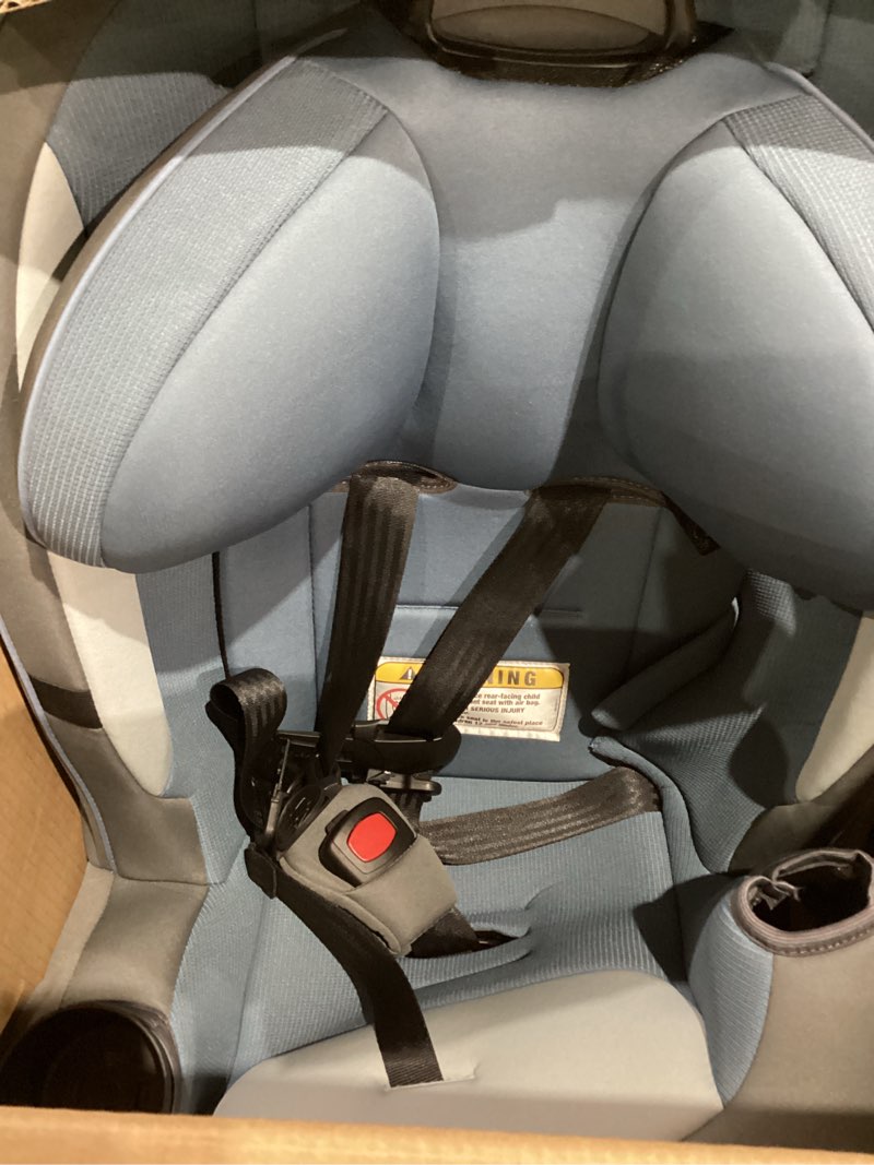 Condition photo showing Good Condition for safety 1st grow and go all-in-one slim convertible car seat, rear facing, 5-40 lbs, forward facing (30–65 lbs), high back booster seat 40-100 pounds, alaskan blue alaskan blue original