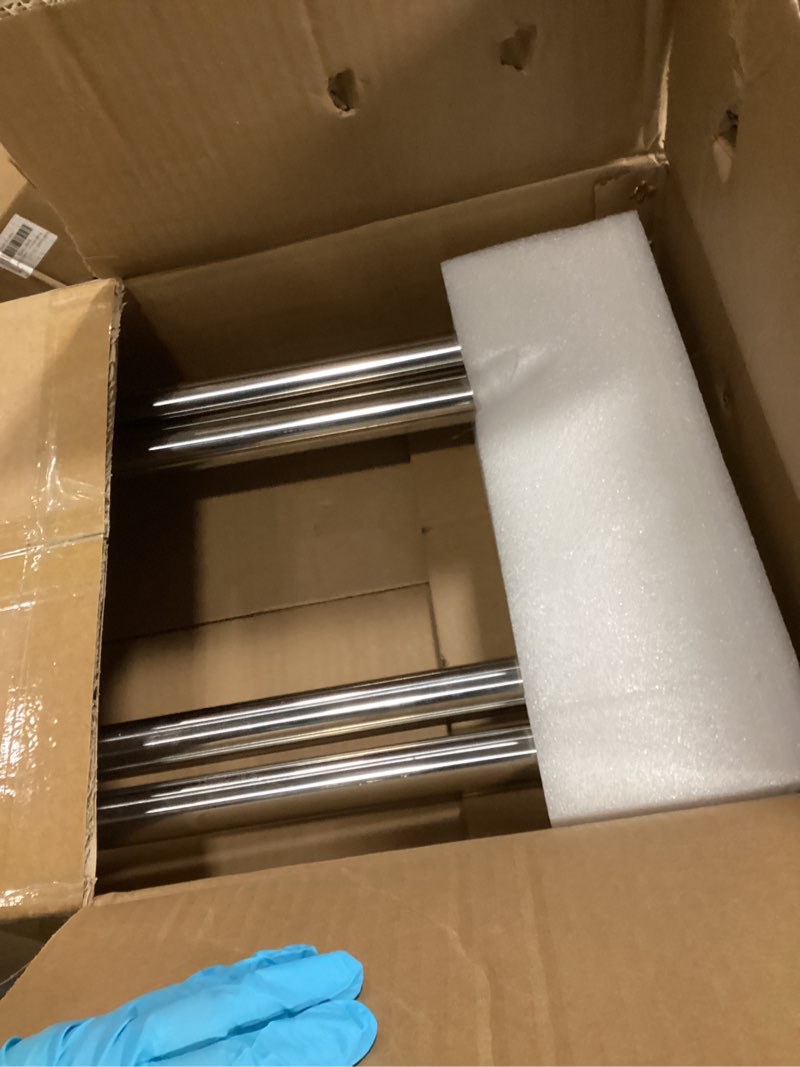 Condition photo showing Good Condition for Adjustable Backdrop Stand Pipe Kit Heavy Duty Portable Quick Set Up for Wedding&Party&Event&Photography&Show&Display (10FT x 10 FT Double Crossbar, No Drape) ?But Not for Flower Walls/TVs/Heavy Items