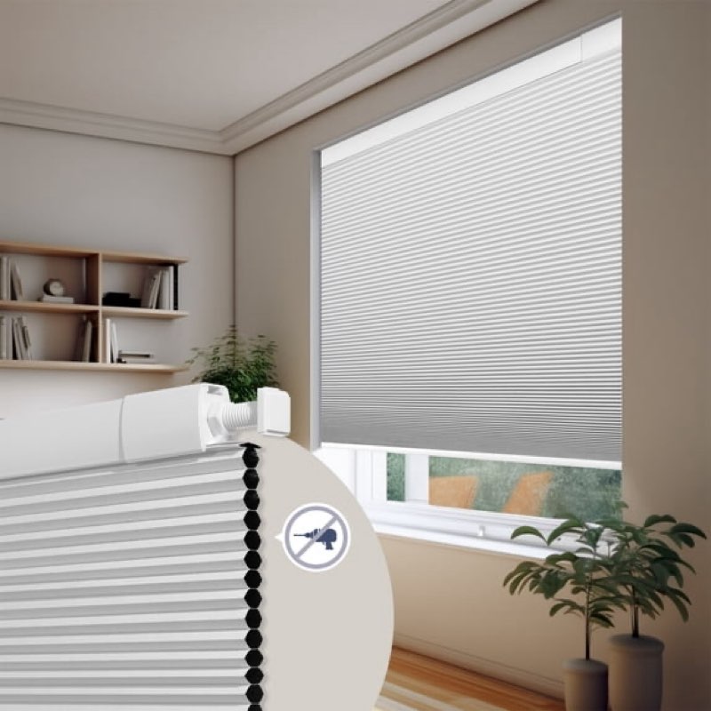 Drill Cellular Shades (57 x 64'H Blackout Write!