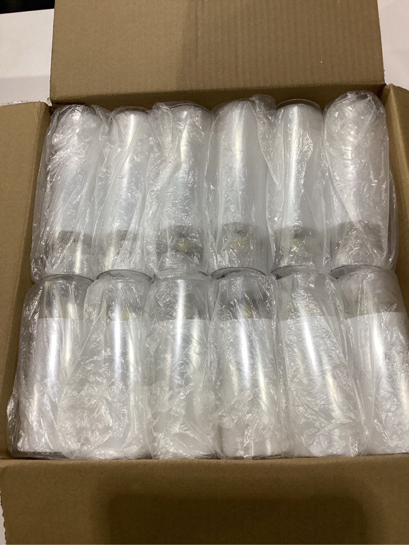 Condition photo showing New/Like New for yoroxrg set of 24 flickering flameless candles battery operated with remote and 2/4/6/8 h timer plexiglass led pillar candles with realistic moving wick candles for home decor (d2.2"xh 5"6"7")(white) 24acrylic-white