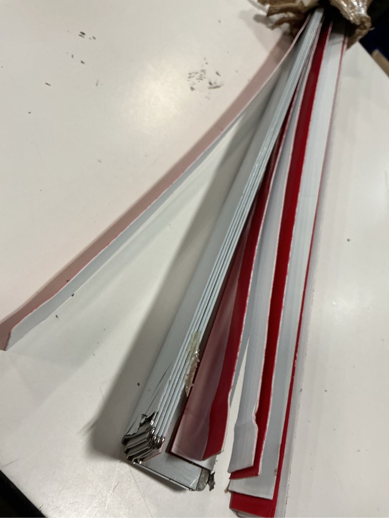 Condition photo showing Good Condition for 2x2x48 inch 304 stainless steel wall corner guards (5-pack) heavy duty rounded corner protector, smooth folded edge design for wall protection stainless steel slab 2x2x48 inches silver 5